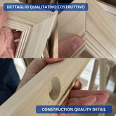 Dettaglio Qualitativo Costruttivo Vero Legno Massello Piombini Mobili Classici Italiani